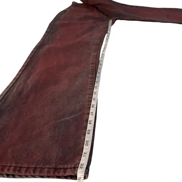 NWOT PTCL JEANS Mid Rise Overdye Non Stretch Straight Leg Jean Women’s SZ 27 - Picture 5 of 11